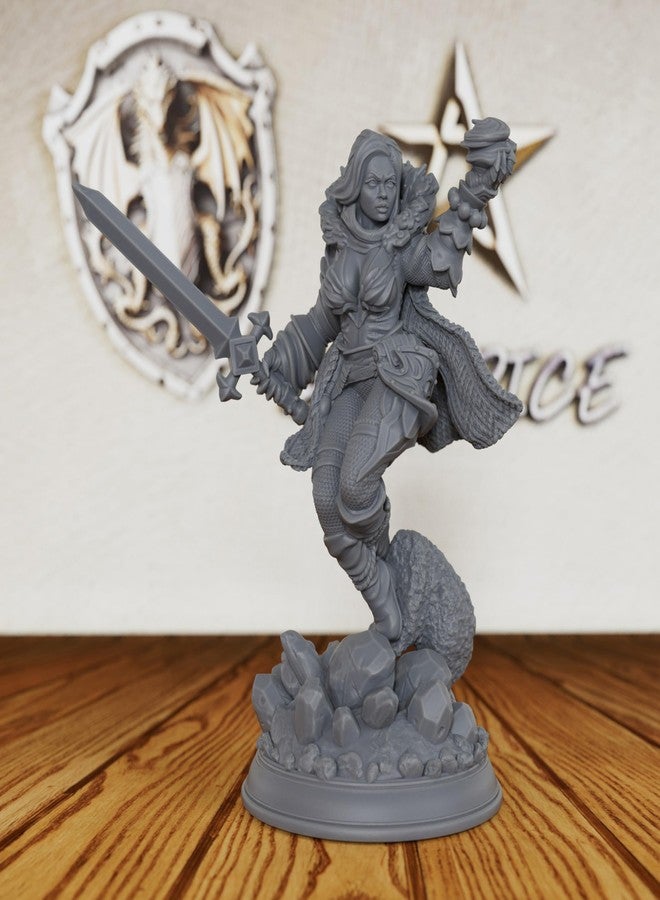 AUSPDICE مجسم هالفلينغ كاستر غير مطلي، مجسمات DND لألعاب Dungeons and Dragons، ملحق لألعاب تقمص الأدوار، مجسم خيالي، مثالي للمواجهات السحرية وسيناريوهات الهالفلينغ - AS521 - Image 1